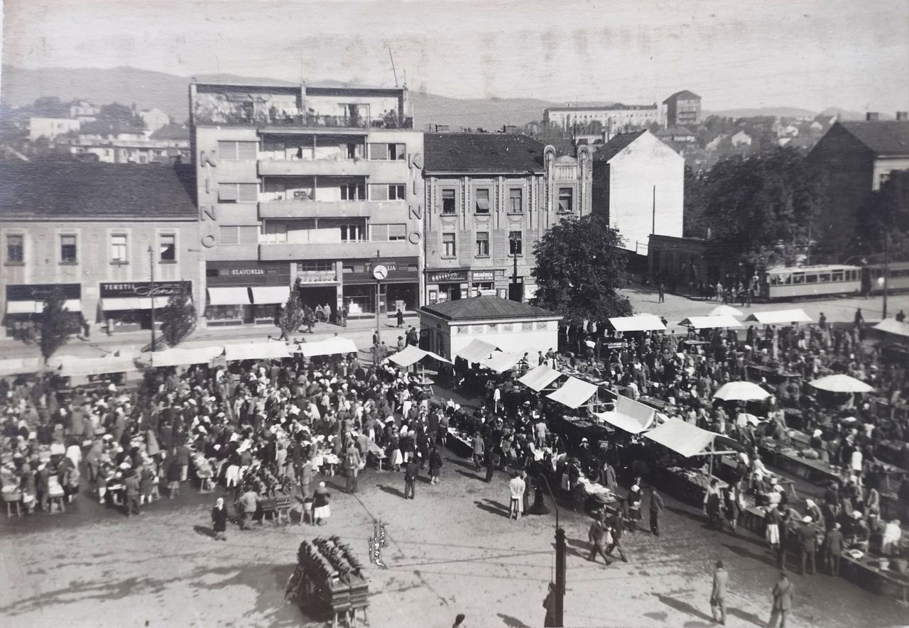 Kvaternikov trg 1953. godine